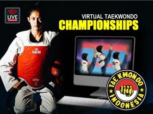 Atlet Indonesia Raih 4 Emas di Kejuaraan Taekwondo Virtual