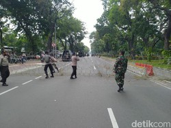 Antisipasi Demo Tolak UU Cipta Kerja, Akses Menuju Istana Ditutup