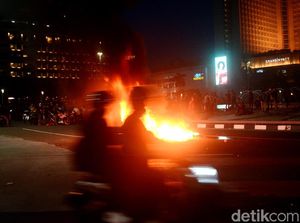 Suasana Bundaran HI Terkini