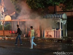 Berikut Sejumlah Fasilitas Umum di Surabaya yang Dirusak Massa Pendemo
