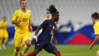 Eduardo Camavinga - Prancis. Tak masuk skuad. (Foto: AP/Francois Mori)