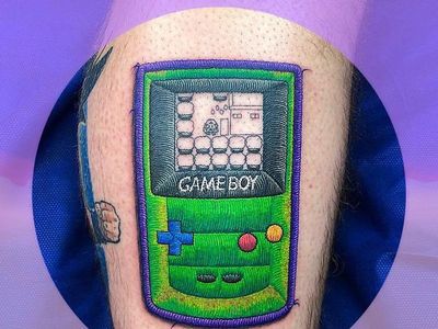 Keren! Seni Tato Seperti Bordiran Jahitan