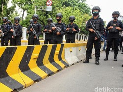 Antisipasi Demo Lanjutan di DPR, Polisi Tutup Akses Jalan di Gatsu!