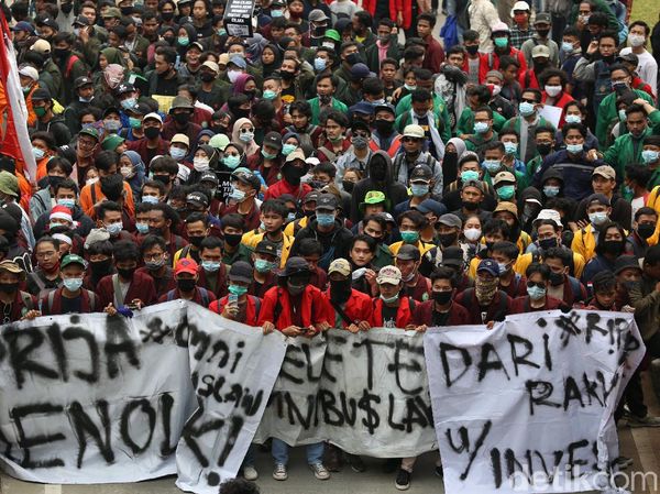 Nah Loh! 10 Pendemo 8 Oktober di Jakarta Positif Corona