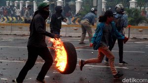 Polda Metro Amankan Seribu Perusuh Demo