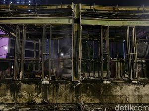 Potret Kerusakan Demo Ricuh di Jakarta