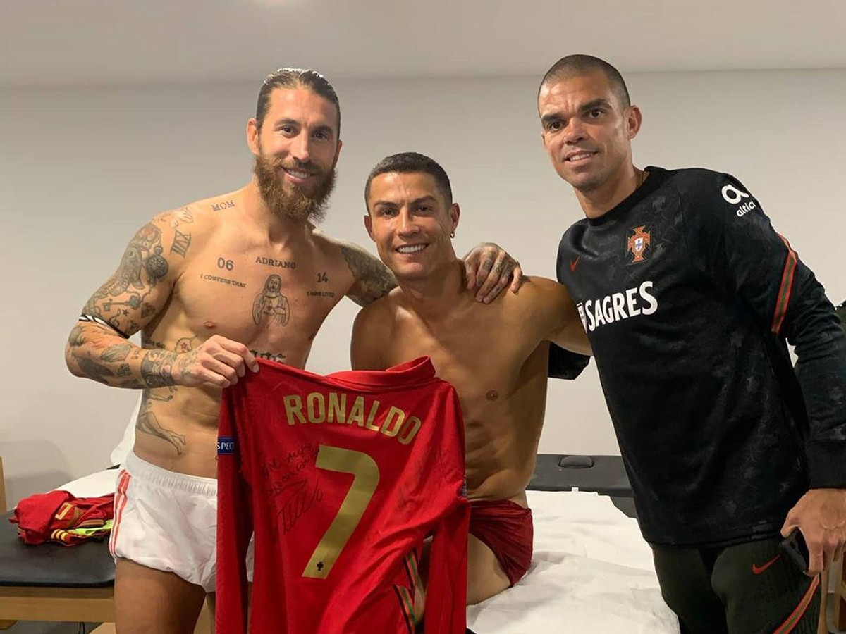 Sergio Ramos Langsung Reunian Sama Cristiano Ronaldo (Instagram/sergioramos)
