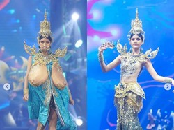 Payudara Super Besar Jadi Kostum Nasional Finalis Miss Universe Thailand