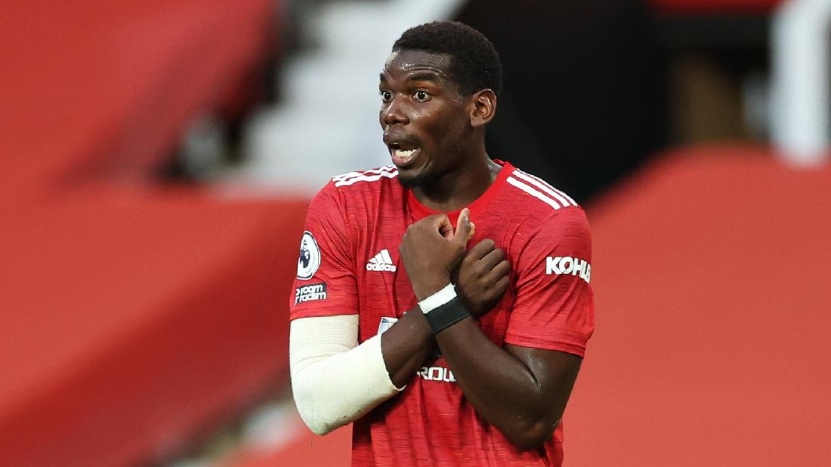 Gelandang Manchester United Paul Pogba. (Foto: Getty Images/Pool)