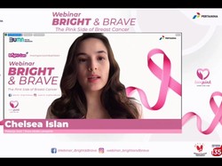 Chelsea Islan di Webinar Kanker Payudara Pertamina: Ayo Deteksi Dini!