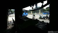 Potret Pospol Harmoni yang Hangus Usai Dibakar Massa