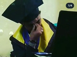 Viral Perjuangan Mahasiswa 6 Tahun Kuliah, Berakhir Wisuda di Atas Kasur