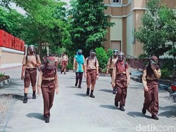 Mengintip Suasana Sekolah Tatap Muka Perdana di Klaten Hari Ini