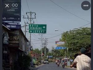 Viral Plang Petunjuk Arah ke Jepang dan Semarang, Ternyata Ini Faktanya