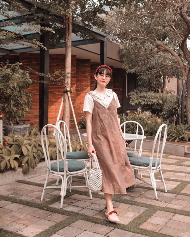 Cerrydreamy/Instagram.com Gaya fashion earth tone colour