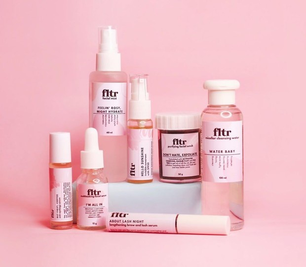 Memiliki nama Fltr Beauty, brand ini akan menawarkan produk untuk membuat filter kecantikan alami, yaitu wajah kilau alami.