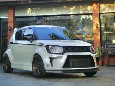 Modif Suzuki Ignis Makin Ganas dengan Konsep Time Attack