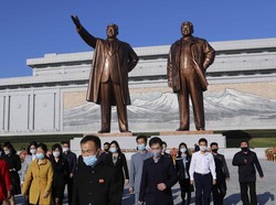 Korut Gelar Parade Militer Besar-besaran di Pyongyang Saat Pandemi Corona