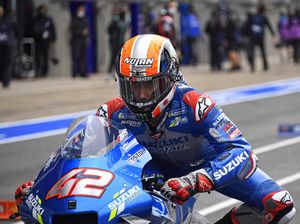 MotoGP Prancis: Gagal Naik Podium, Alex Rins Sial Banget
