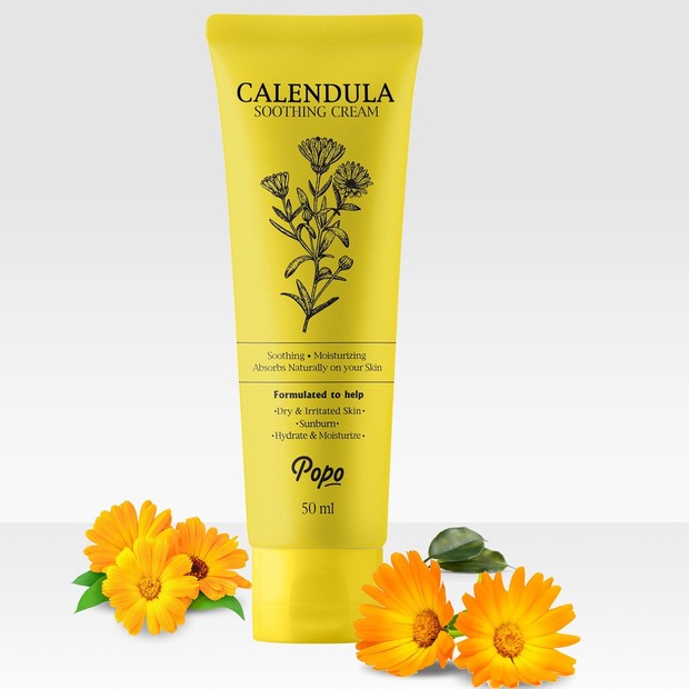 Produk satu ini menghadirkan manfaat calendula dengan tambahan bahan-bahan lainnya yaitu glycerin, sunflower seed oil, avocado oil, dan olive oil.
