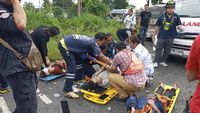 Korban Kecelakaan Maut yang Tewaskan 17 Orang di Thailand  Dievakuasi