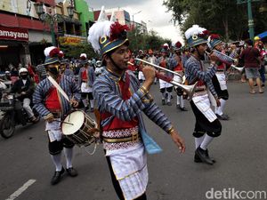 Potret Kemeriahan Kirab Jaga Yogyakarta Damai