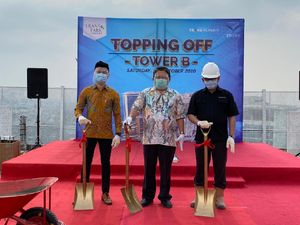 Siap Huni, Transpark Cibubur Lakukan Topping Off Apartemen Tower B