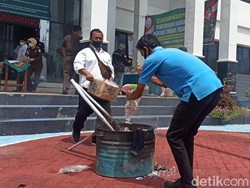 Barang Bukti Tindak Kejahatan Selama 10 Bulan Dimusnahkan Kejari Ponorogo