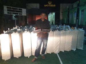 Sejuta Batang Rokok Ilegal Senilai Rp 1,16 M Diamankan di Kudus