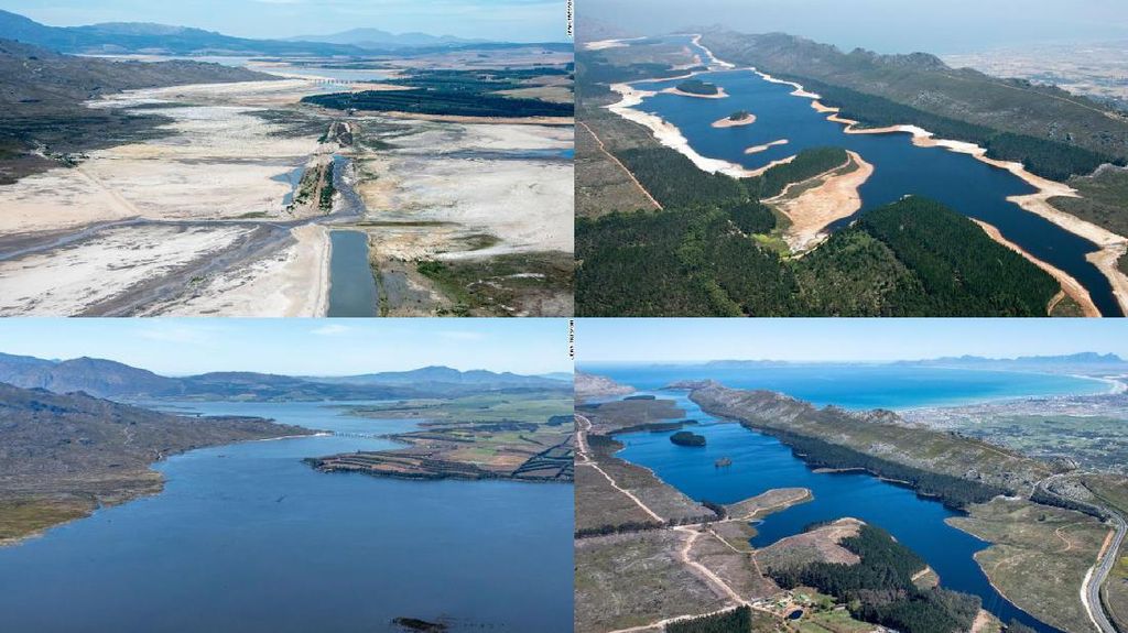 Before-After Cape Town yang Pernah Hampir Kehabisan Air