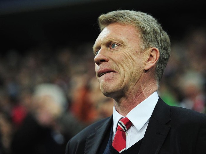 MUNICH, GERMANY - APRIL 09:  David Moyes, manager of Manchester United looks on during the UEFA Champions League Quarter Final second leg match between FC Bayern Muenchen and Manchester United at Allianz Arena on April 9, 2014 in Munich, Germany.  (Photo by Shaun Botterill/Getty Images)