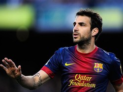 Di sektor lini tengah, David Moyes juga mengincar Cesc Fabregas dari Barcelona yang si pemain itu ingin kembali merumput ke Inggris. Sayang, Fabregas memilih Chelsea karena dibujuk Jose Mourinho (Getty Images)