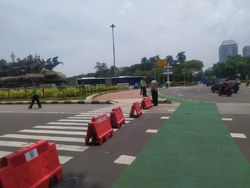 Demo Omnibus Law di Sekitar Istana, Polisi: Aksi Anarkis Kita Tindak Tegas!