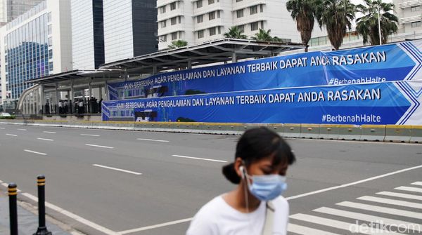 Halte TransJakarta Bundaran HI Sudah Beroperasi