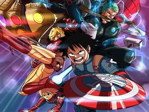 Keren! Luffy Cs One Piece Jadi Karakter Marvel