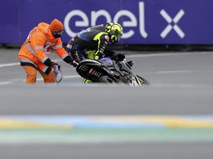 Valentino Rossi yang Malang di MotoGP Prancis