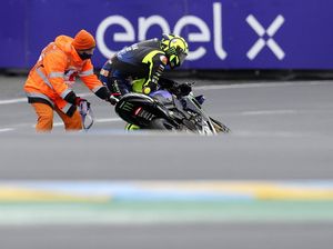 Valentino Rossi Hat-trick Gagal Finis, Ini Videonya di Le Mans