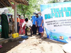 Ribuan Warga Banyuwangi Nikmati Hibah Air Bersih