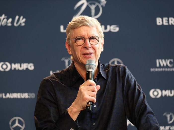BERLIN, GERMANY - FEBRUARY 17: Arsene Wenger during an interview at the Mercedes Benz Building prior to the Laureus World Sports Awards on February 17, 2020 in Berlin, Germany. (Photo by Boris Streubel/Getty Images for Laureus)