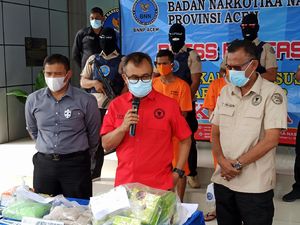 BNN Aceh Tangkap 2 Pengedar Narkoba, 8 Kg Sabu dan 10 Ribu Ekstasi Disita