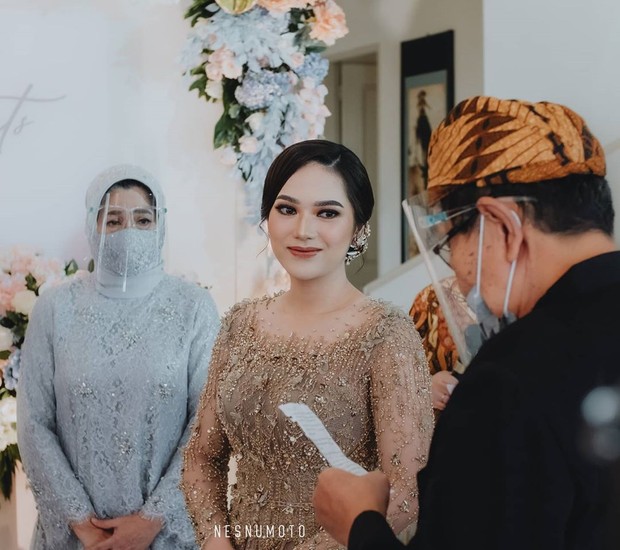 Momen lamaran Nabila Gardena.