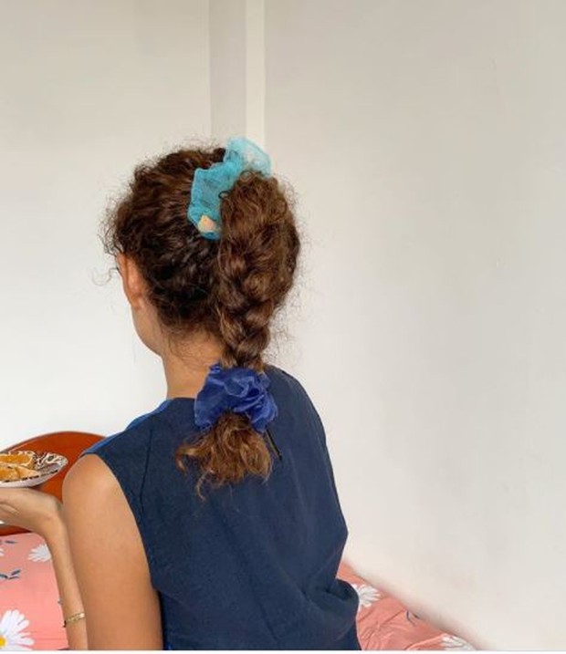 Gaya rambut kepang ala agnes oryza