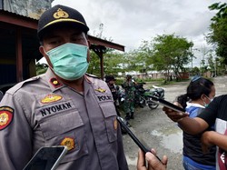 Polisi Cegah Mahasiswa Demo Tolak Omnibus Law di DPRD Mimika