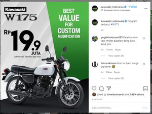 Promo Kawasaki W175 Harga Rp 19 Jutaan Berlaku Sampai Kapan?