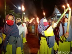 Santri di Probolinggo Gelar Rabu Pungkasan, Doanya COVID-19 Segera Hilang