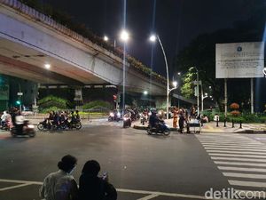 Situasi di Jatibaru Jakpus Mulai Kondusif, Lalin Kembali Normal