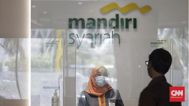 Ilustrasi Bank Syariah Mandiri. Jakarta, Rabu, 15 Oktober 2020. CNNIndonesia/Adhi Wicaksono