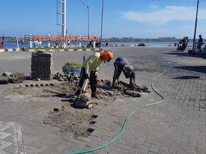 Program Padat Karya Ditjen Perhubungan Laut Serap 3.289 Tenaga Kerja