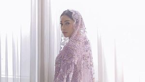 Intip 8 Momen Pengajian Nikita Willy Jelang Nikah, Anggun dengan Abaya Lilac