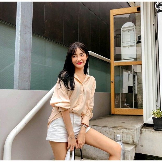 Kemeja Oversized ala Korean Look